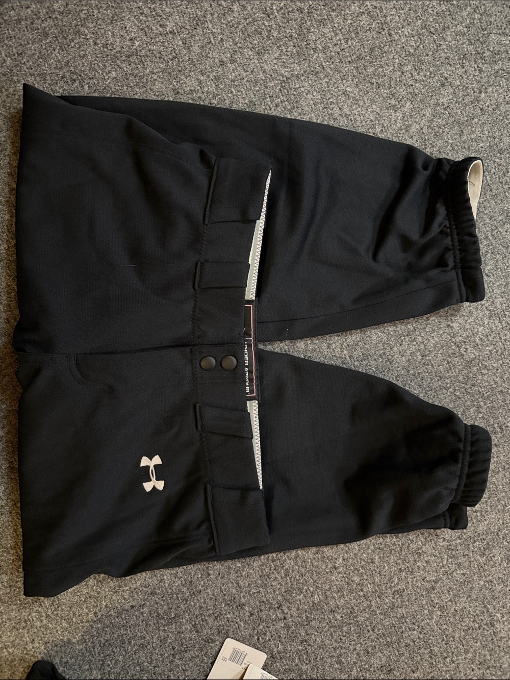 Under Armour Women's Utility Softball Pants Black Size Medium NWOT